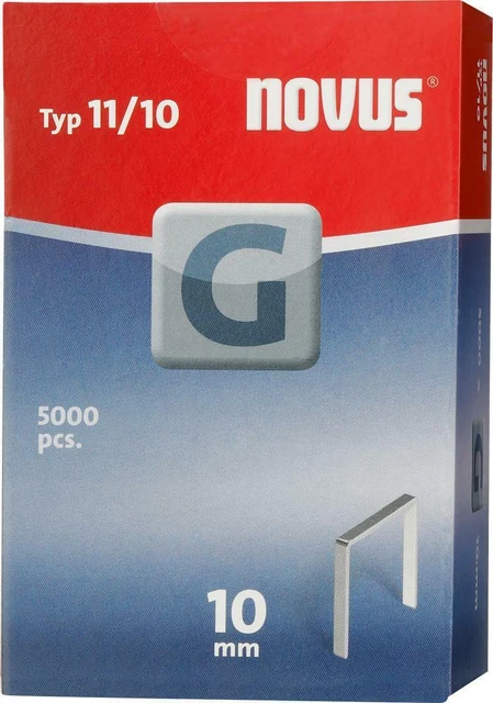 NOVUS Tackerklammer Typ G 5000 Stück Nr.11/10 Vz