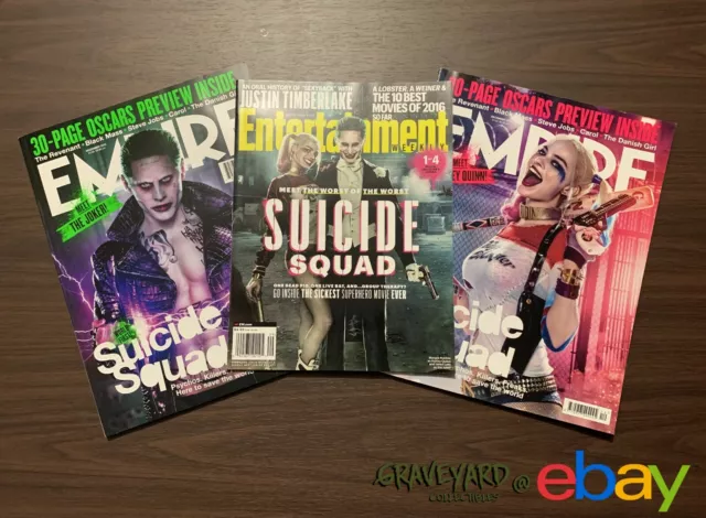 Empire Magazine December 2015 Suicide Squad Margot Robbie Harley Quinn Joker