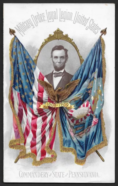 Us 1909 Order Of The Loyal Legion United States Commandery State Of Penn