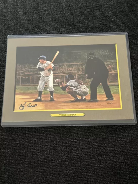 Yogi Berra Autographed Perez Steele Great Moments JSA New York Yankees HOF