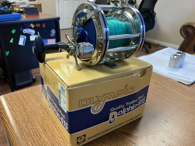 DOLPHIN 615 OLYMPIC Fishing Reel – Used – Stainless Steel