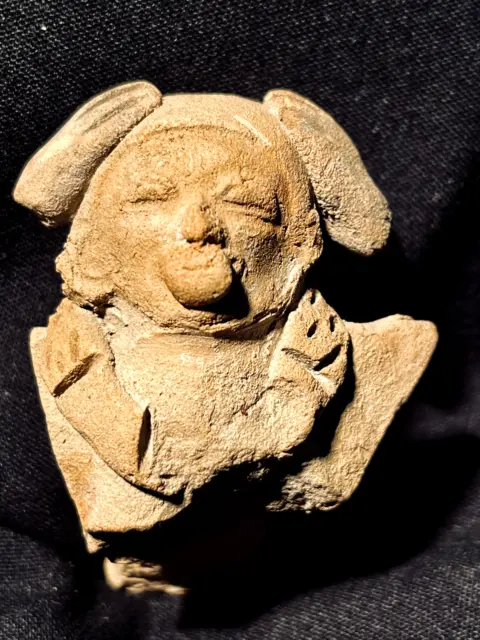 Pre Columbian Pottery Fragment Ecuador Jamacoaque