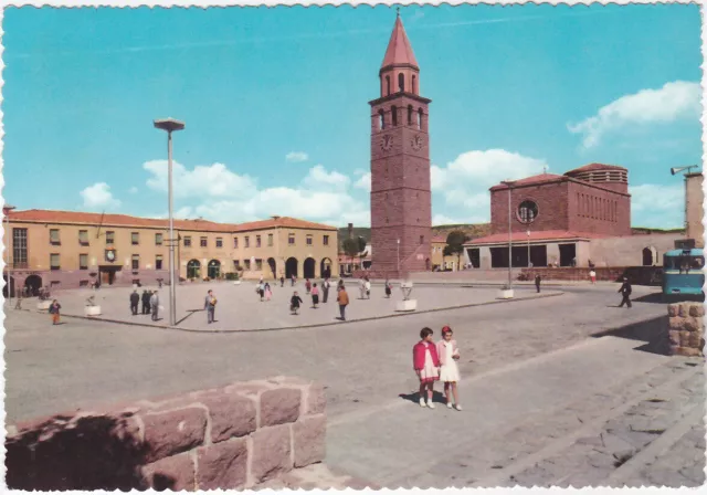 Carbonia - Cagliari - Piazza Roma - Viagg. 1961 -84086-