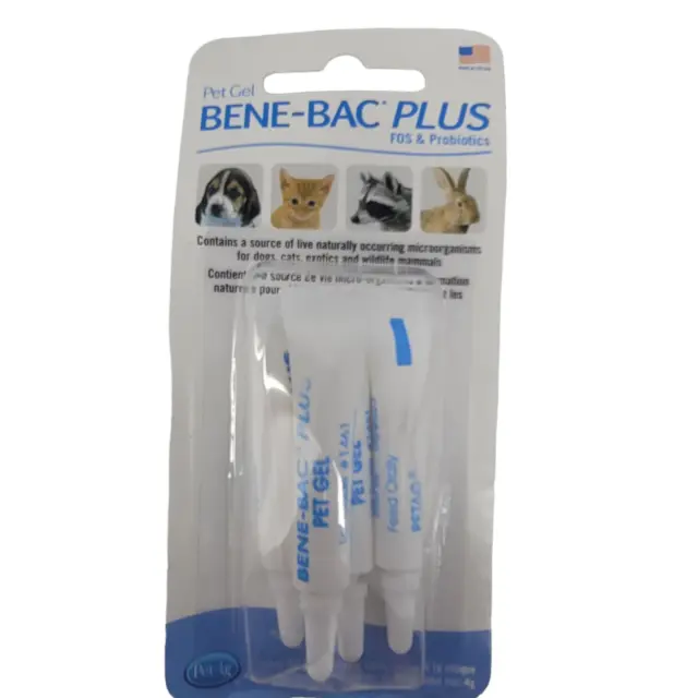 Bene-Bac Plus Mascota Gel 4-Pack - Cuatro 1g Tubos: Nuevo- Sin U.S