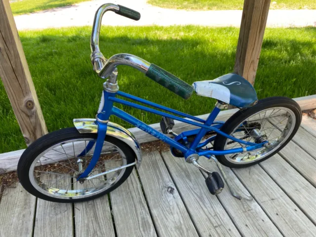 SCHWINN 1970s STINGRAY ORIGINAL 16" PIXIE JUVENILE UNISEX  BICYCLE Blue