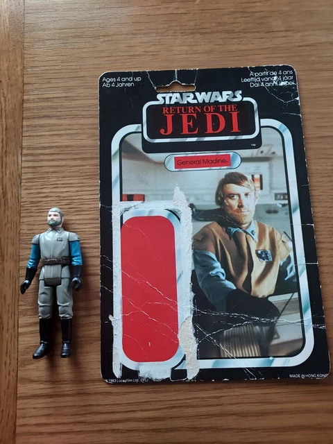 Star Wars General Madine With Card 1980'S  Original Figure