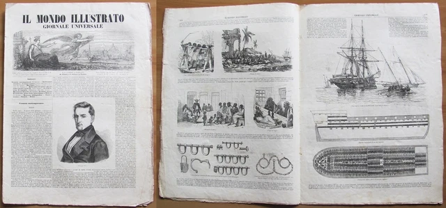 IL MONDO ILLUSTRATO _Giornale Universale_N.11_Ed. Pomba e C.,