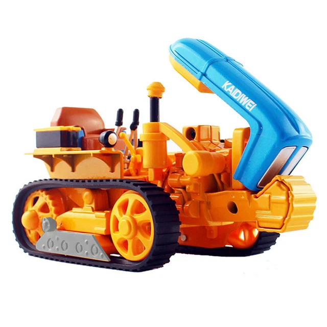 Tractor Teledirigido Cosechadora 3 En 1 Con Remolque Y Rociador De Agua – Regalo Para Niños 4-6 Años