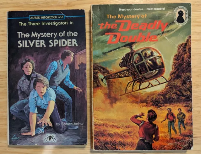 Lot of 10 Vintage Alfred Hitchcock & Three Investigators Paperback Books 2