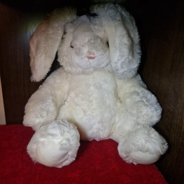 BEAR FACTORY WHITE Bunny Rabbit Plush Teddy Soft Toy £16.14 - PicClick UK