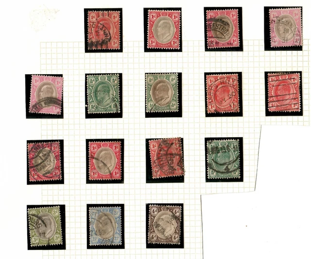 Collection of South Africa Transvaal used