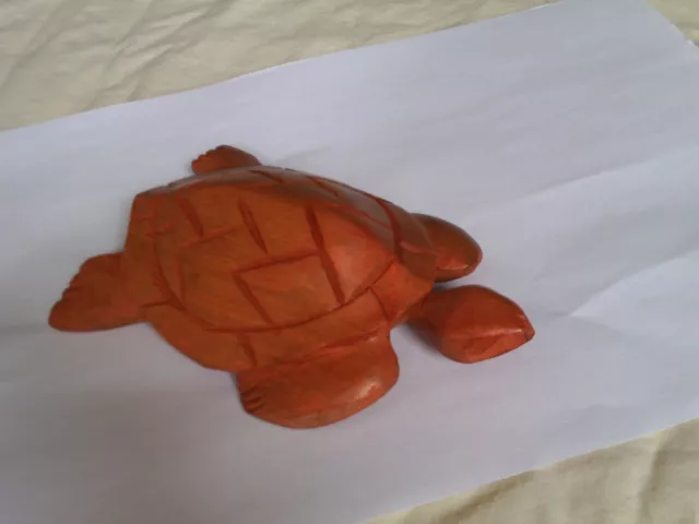 MAGNIFIQUE TORTUE DE MER fait main 167gr ARTISANAT DE MADAGASCAR 2