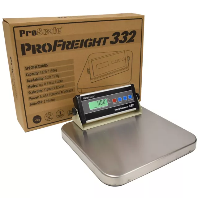 ProScale 150kg/332lb Scales Heavy Duty/Platform/Large/Industrial Digital Display