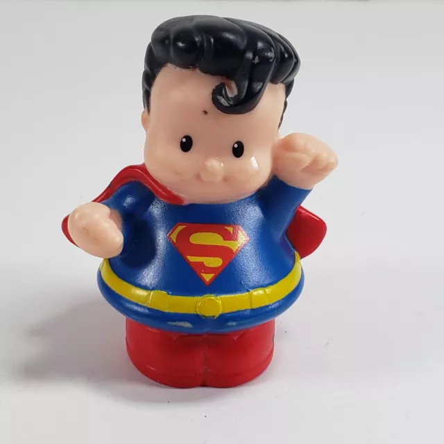 FISHER PRICE LITTLE PEOPLE DC Super Friends SUPERMAN Man Hero