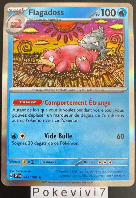 Pokemon Card FLAGADOSS 043/198 HOLO EV1 Scarlet & Purple SV1 FR NEW
