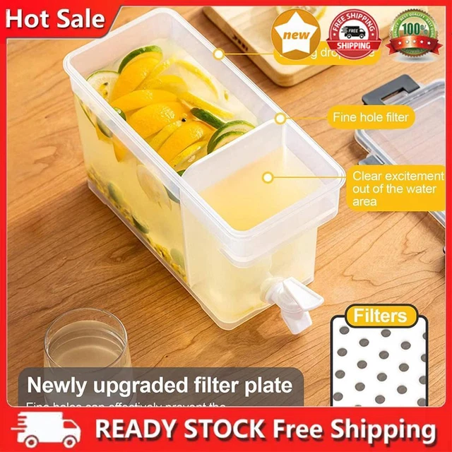 Distributore Bevande In Vetro 5 Litri Con Rubinetto - Dispenser Per Succhi, Acqua, Cocktail E Tè Freddo - Ideale Per Feste E BBQ