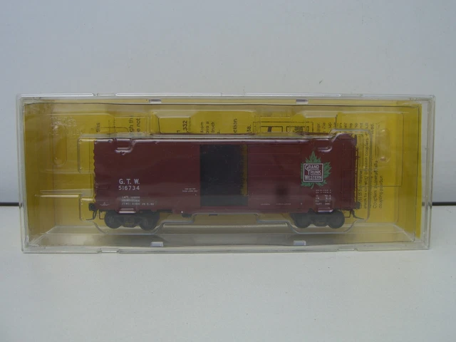 Kadee Cars 5211 GTW Grand Trunk Western 40' Boxcar braun PS-1 516734 OVP Spur H0