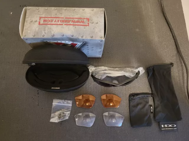 Oakley Sunglasses Special Forces Elite SI Half Jacket XLJ Array Black W 3 Lenses