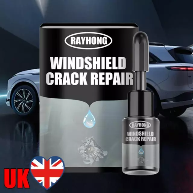 DIY Auto Glass Repair Fluid Curing Glue Windscreen Glass Scratch Crack Restore