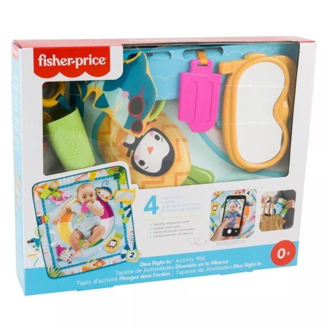 FISHER PRICE Tauchmatte direkt in BABY Aktivitätsmatte BRANDNEU 0+