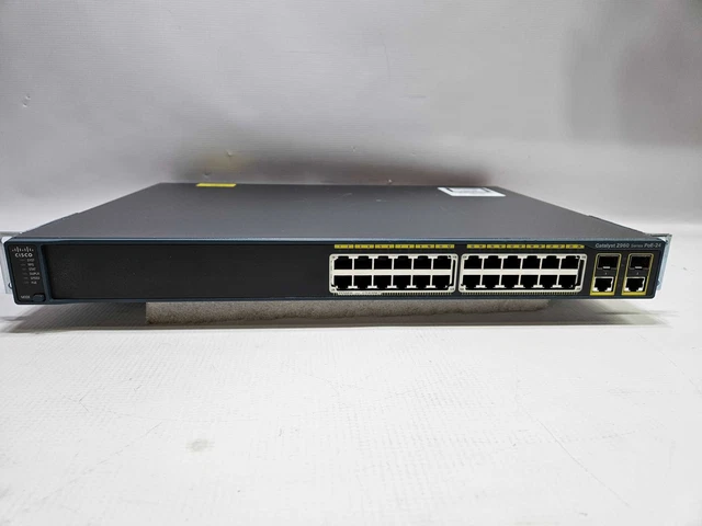 CISCO CATALYST WS-C2960-24PC-L 24 Port PoE Ethernet Switch Q) $145.00 ...
