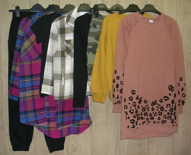 NEW LOOK NEXT H&M etc Girls Bundle Tops Dress Joggers Age 10-11 146cm
