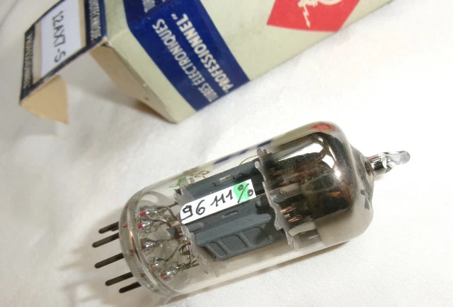 Tube NOS General Electric 12AX7 / ECC83 – Horse Shoe Getter – Testé Comme Neuf