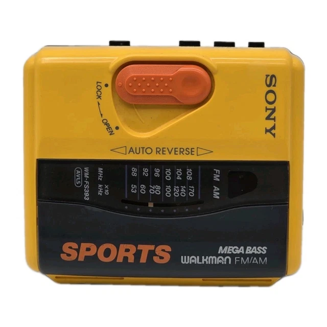 Sony sports ソニースポーツカセットウォークマン WM-FS393 SONY