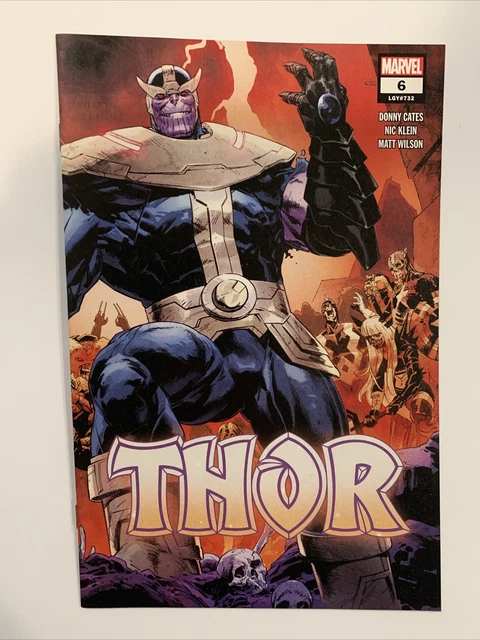 Thor #6 (2020) 2Nd Print Variant Nic Klein Thanos Infinity Stones Donny Cates Nm