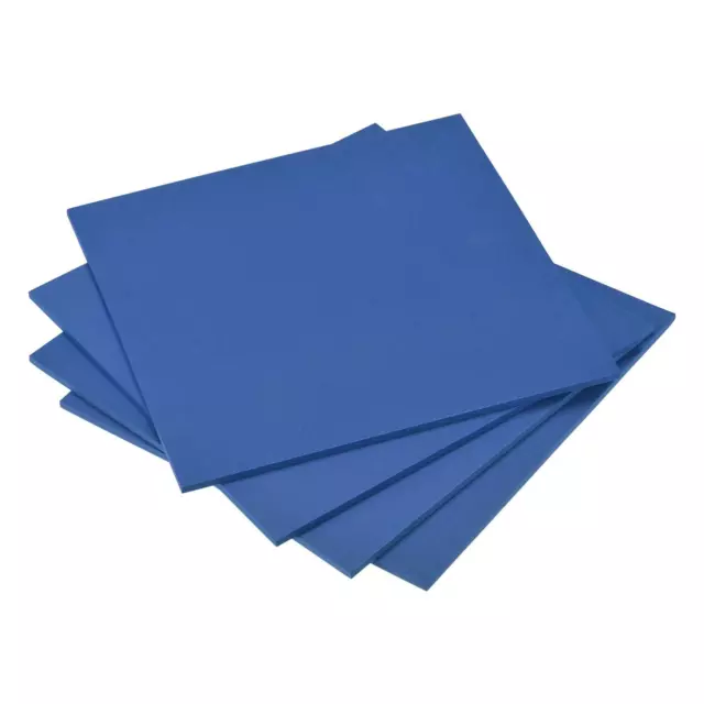 Blue EVA Foam Sheets 10 x 10 Inch 5mm Thickness for Crafts DIY Projects, 4 Pcs