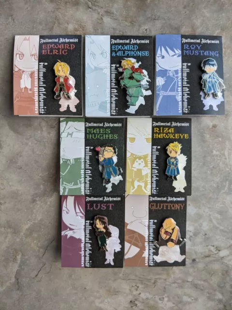 Full Metal Alchemist Chibi Pin Set