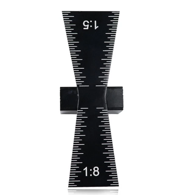 Marcatore nero coda di rondine guida piste router lavorazione del legno officina