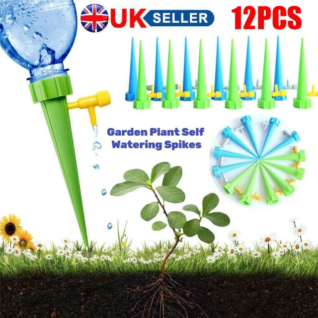 Automatic Dripper 12XPLANT SELF-WATERING SPIKE Auto Drip Water Dripper Automatic ...