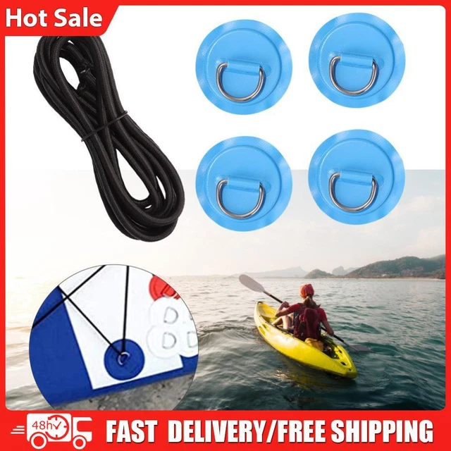 VINGVO Patch D Ring PVC Léger Pour Bateau Gonflable Planche à Pagaie