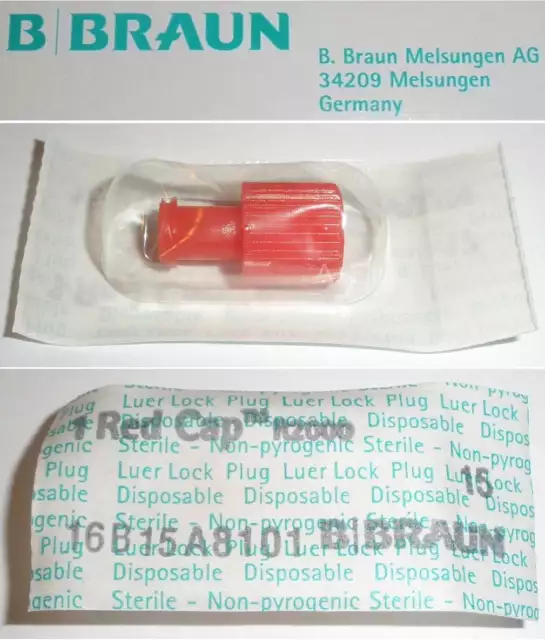B.MARRON RED CAP Luer Lock Plug double mâle femelle pour seringue IV  connecteur stérile EUR 9,41 - PicClick FR