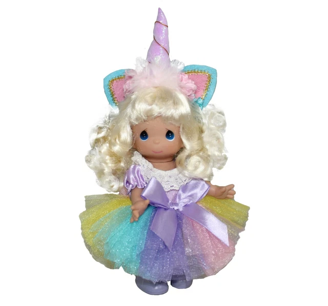 PRECIOUS MOMENTS UNICORN 9" Doll Unicorn Wishes & Dreams BLONDE £39.38 ...