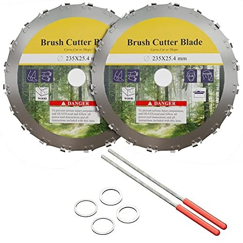 BRUSH CUTTER BLADES 9"x20 Tooth for Chainsaw Weed Eater, String