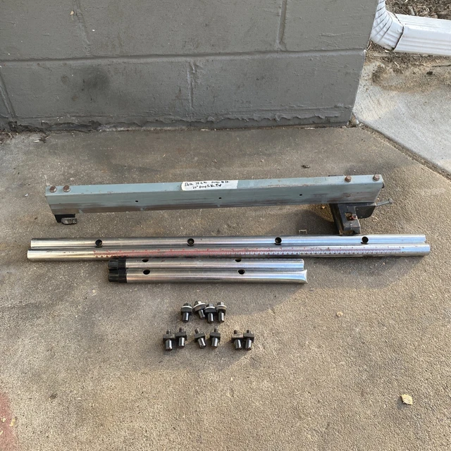 DELTA 34670 TABLE Saw round Rip Fence, rails, bolts for 22” deep table