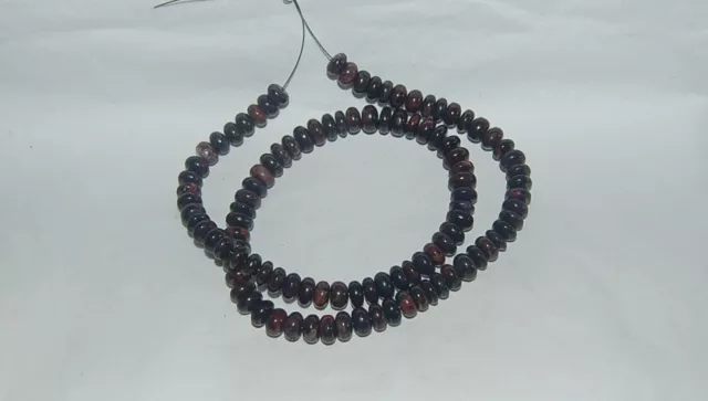 SOUTH AFRICAN SUGILITE BUSTAMITE 7.5-8MM RONDELLE BEADS - 17.75" Strand - 1013E SOUTH AFRICAN SUGILITE BUSTAMITE 7.5-8MM RONDELLE BEADS - 17.75" Strand - 1013E