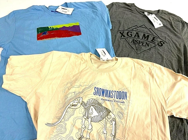 $85 Set of 3 Mens Size XL T-Shirts NWT XGames, My Life Blue MTB Bike,Mammoth CO $85 Set of 3 Mens Size XL T-Shirts NWT XGames, My Life Blue MTB Bike,Mammoth CO