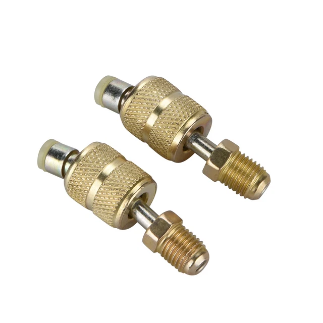2* R410A CHARGING Vacuum Port Adapter Split Air Conditioner Brass ...