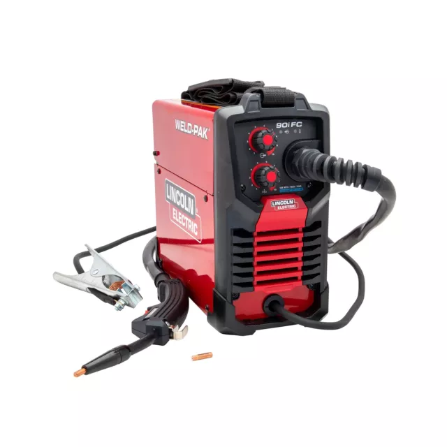 Lincoln Electric 90i FC Flux Core Wire Feed Weld-PAK Welder, 120V Welding Mac...