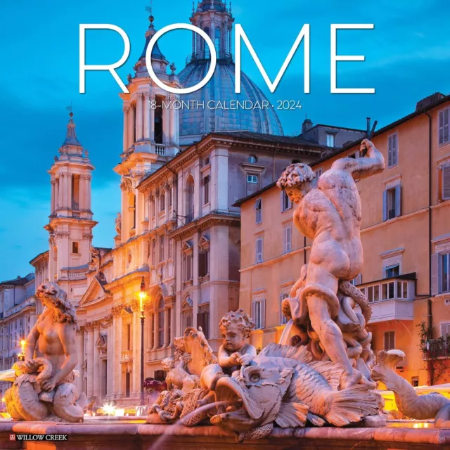 Rome - 2024 Calendrier Mural - Tout Neuf - 35146