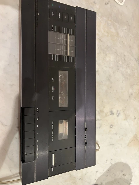 Platine Cassette Continental Edison LE 9068 - Hi-Fi, Sortie RCA, Couleur Dorée