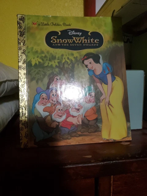 WALT DISNEY'S SNOW white and the seven dwarfs a little golden book ...