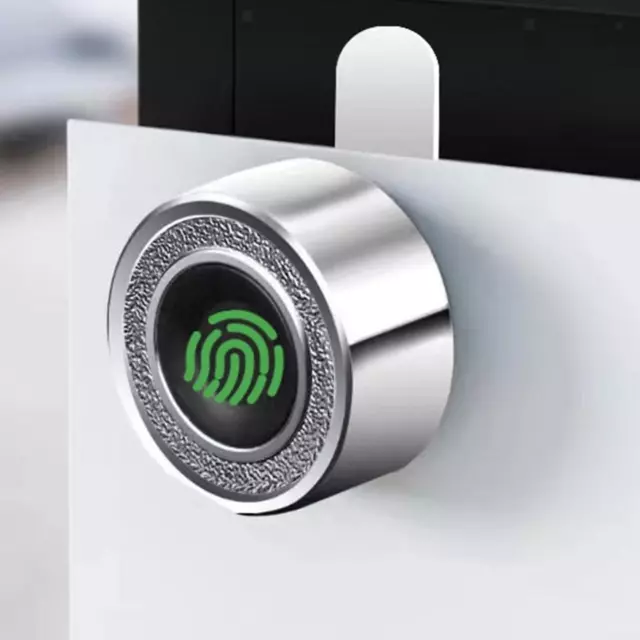 Digital Fingerprint Cabinet Lock Charging Security Drawer Keyless Hidden USB