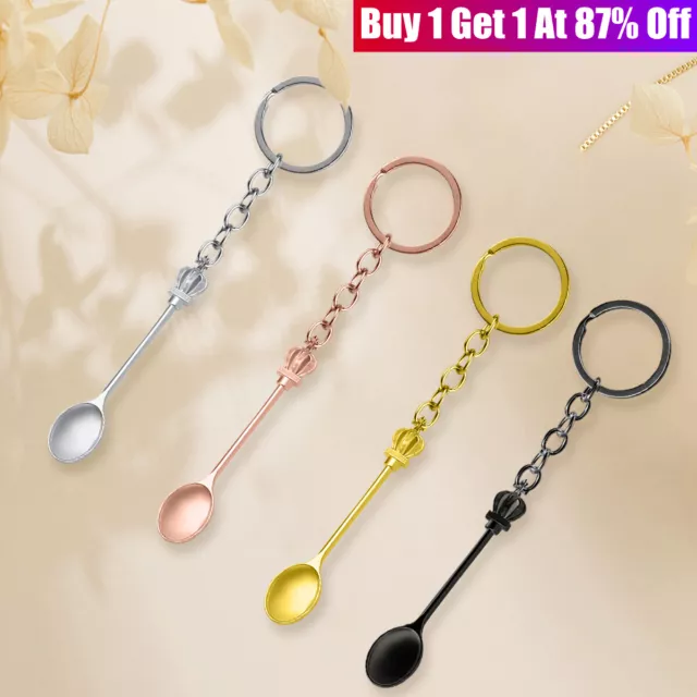 Mini outlet spoon keychain