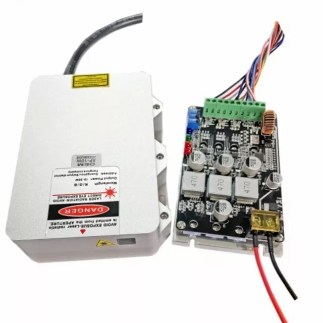 RGB 20W Full Color White Light Laser Module Analog Modulation DC24V TEC Cooling