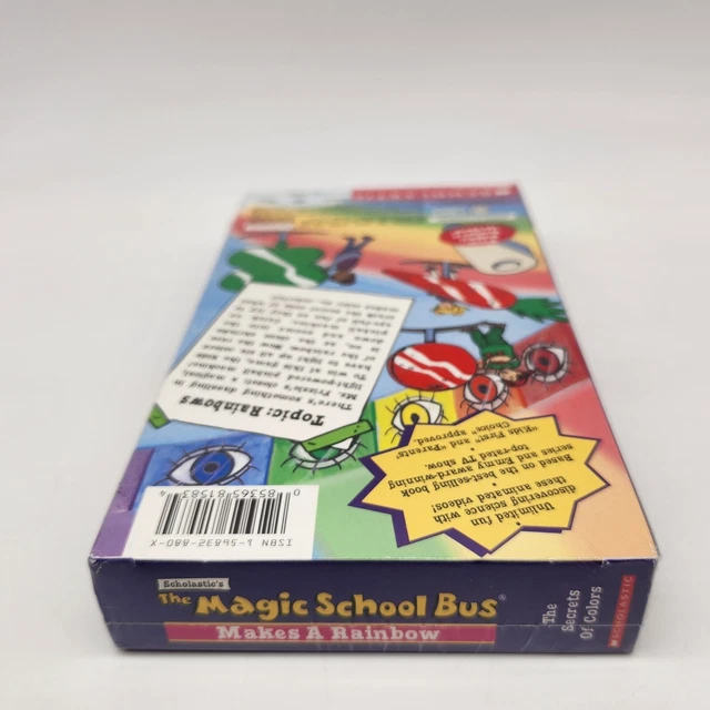 THE MAGIC SCHOOL Bus Makes A Rainbow VHS Video Tape PBS Kids Watermark ...