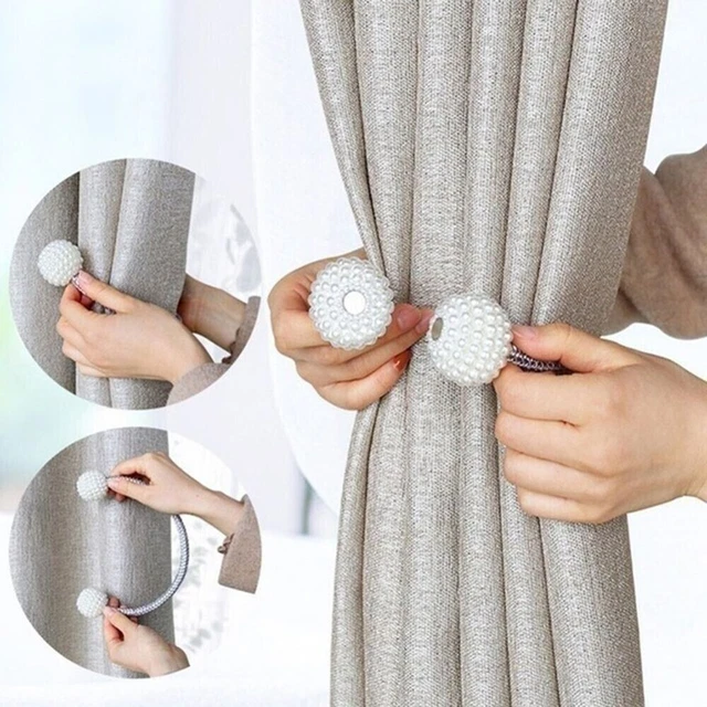 2 Pieces Magnetic Curtain Tie Backs Curtain Holdbacks Curtain Tie Backs